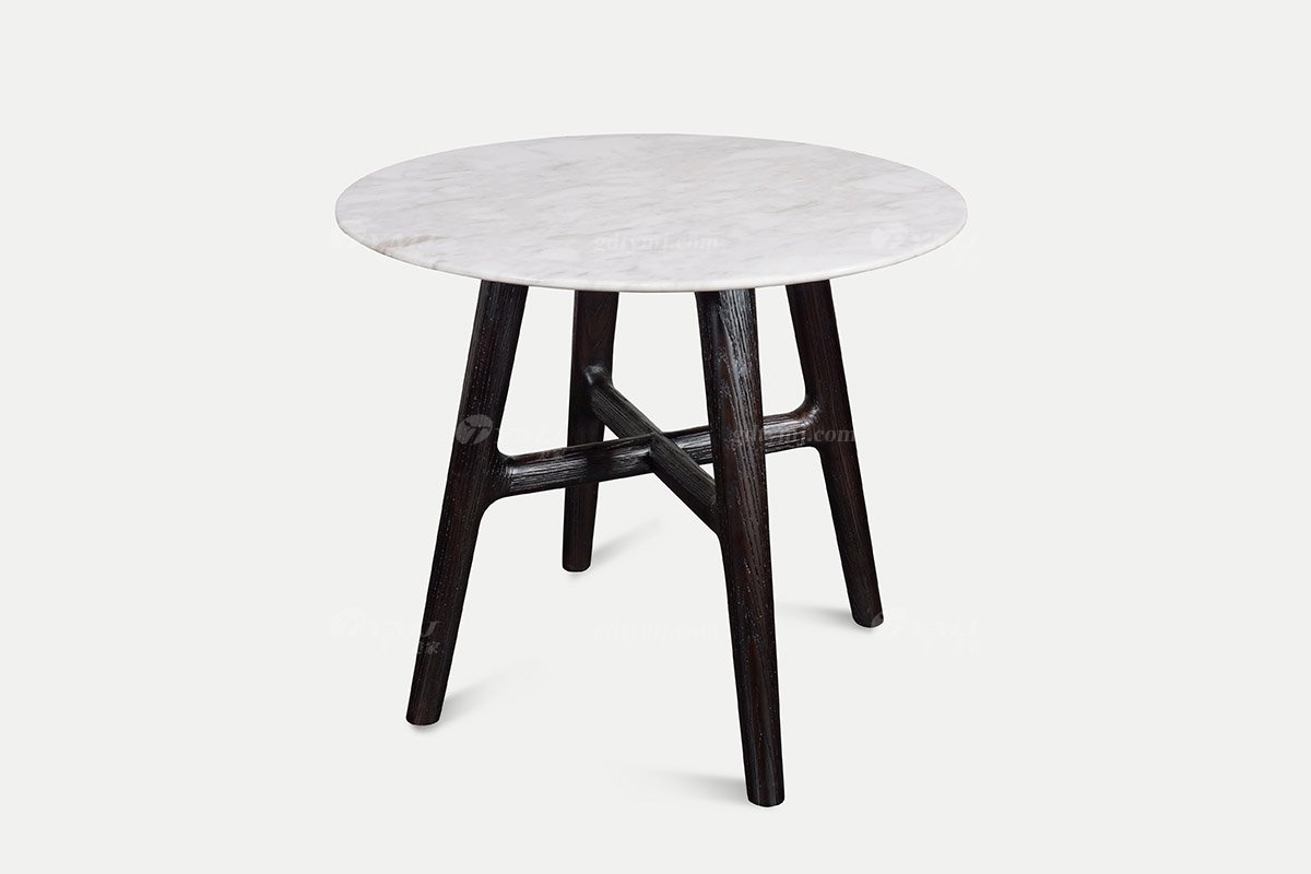 意大利極簡(jiǎn)風(fēng)格別墅大宅家具品牌愛馬仕橙真皮休閑椅+邊幾圓幾