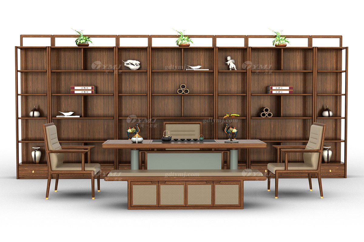 新中式風(fēng)格家具高端別墅家具品牌簡約大氣時尚茶室家具實木長茶凳H-XLCCD長茶凳場景