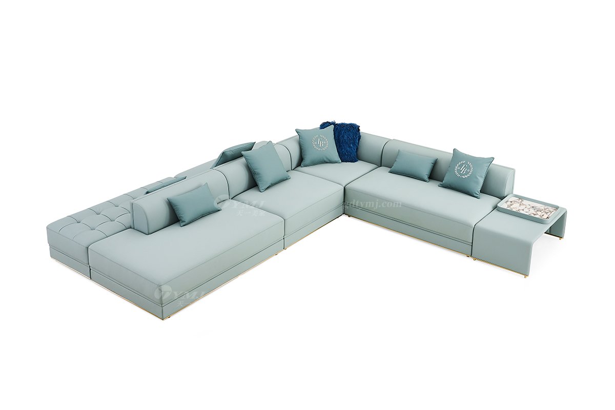 意式輕奢家具高端別墅會(huì)所家用時(shí)尚舒適大氣豪宅超大戶型組合沙發(fā)FB130-1