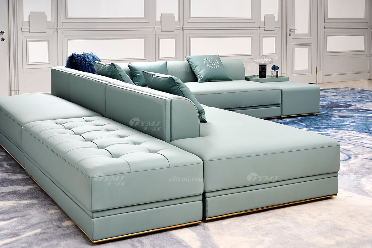 意式輕奢家具高端別墅會(huì)所家用時(shí)尚舒適大氣豪宅超大戶型組合沙發(fā)FB130細(xì)節(jié)