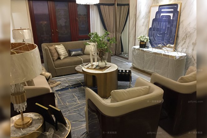 寧夏吳忠紫府別墅輕奢家具、軟裝工程項目案例分享！【天一美家】